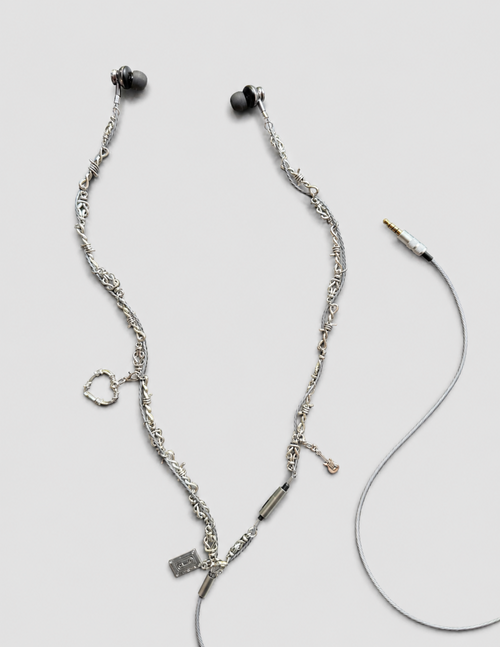 Steel Hearts Handmade Wired Earphones
